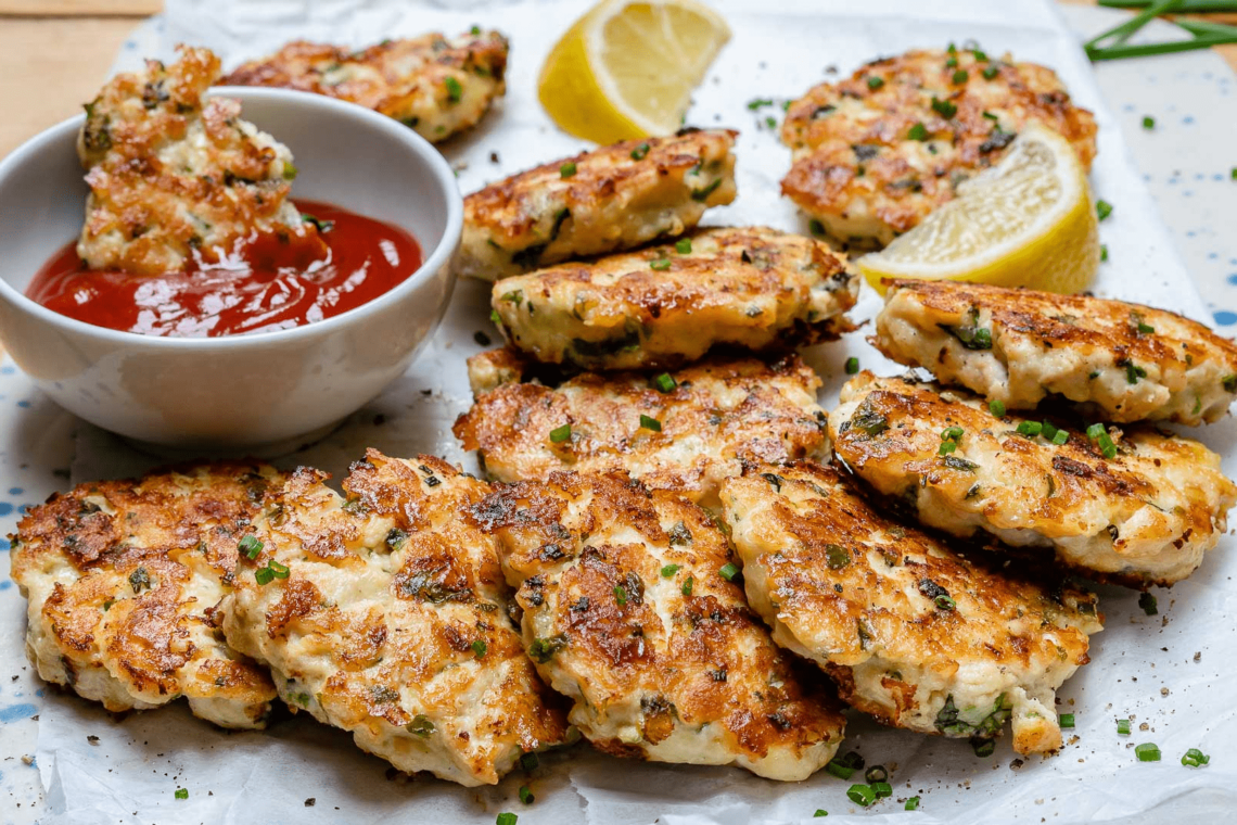 Keto Cheesy Chicken Fritters Diet keto