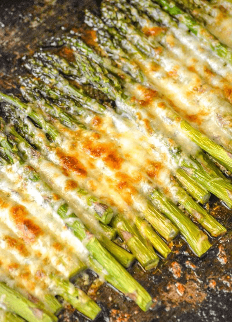 Keto Cheesy Asparagus Casserole