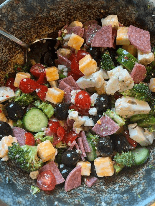 Keto Friendly salad so delicious