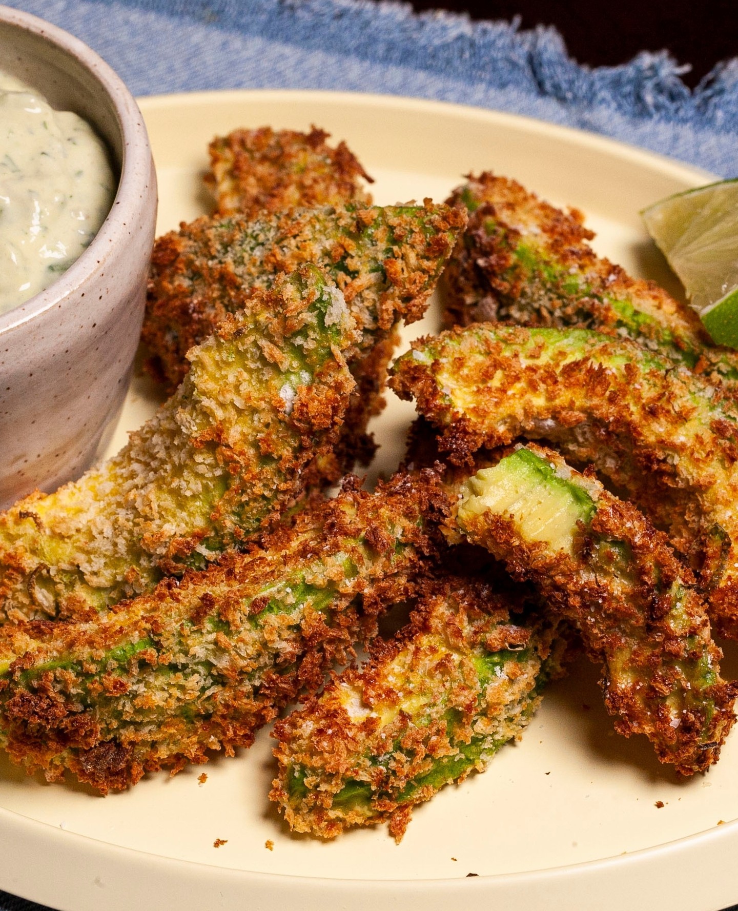 Keto avocado air fryer Net carb 1.9g Diet keto