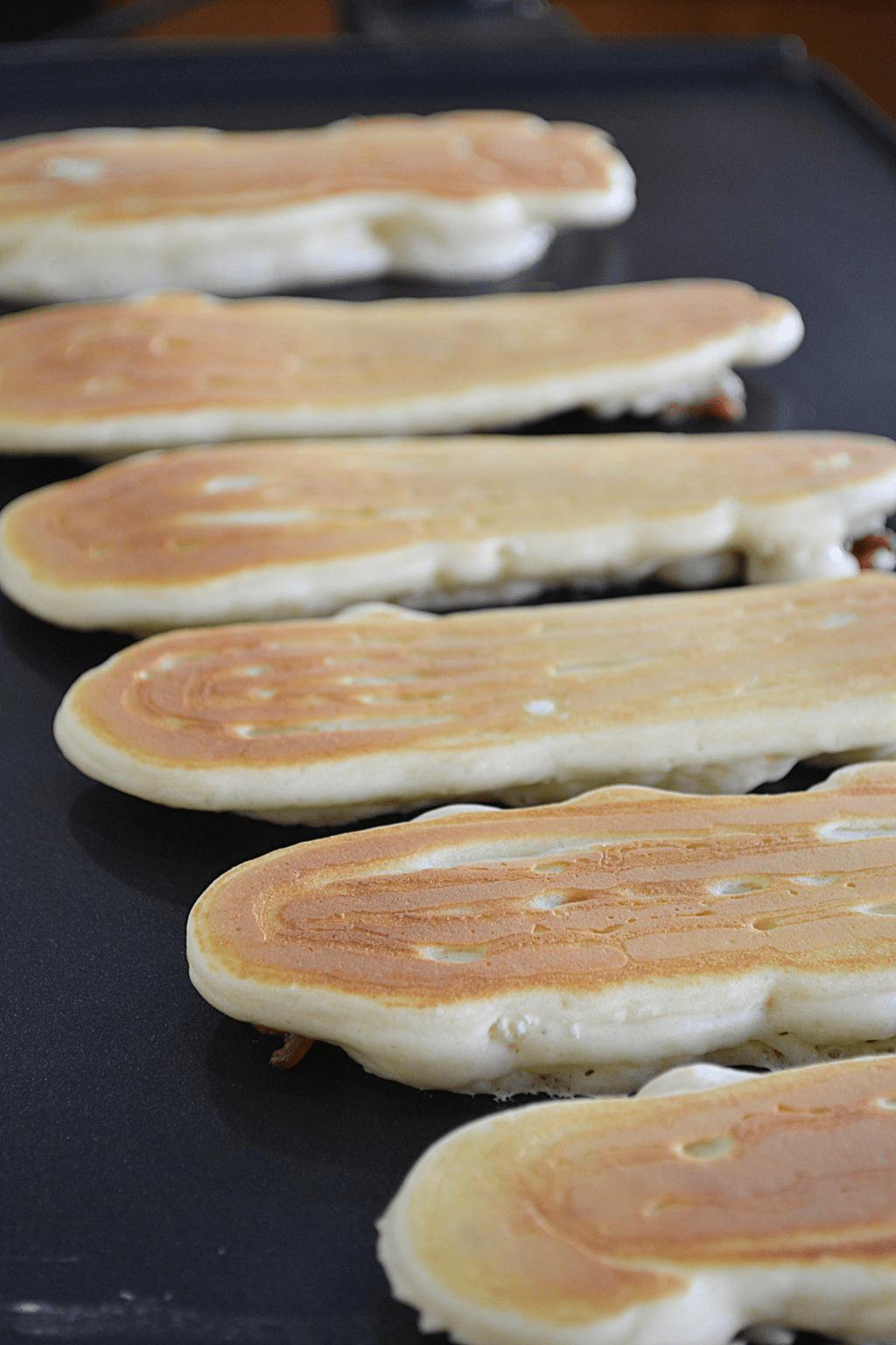 Keto pancakes Stuffed with bacon Diet keto