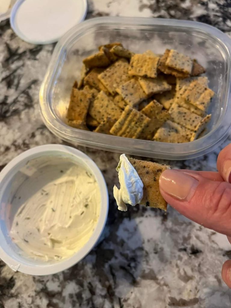 Keto Crackers with almond flour Diet keto