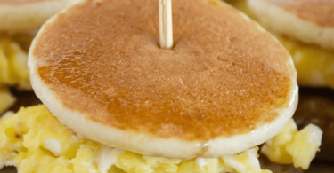 Keto pancakes sausage & egg sliders recipe