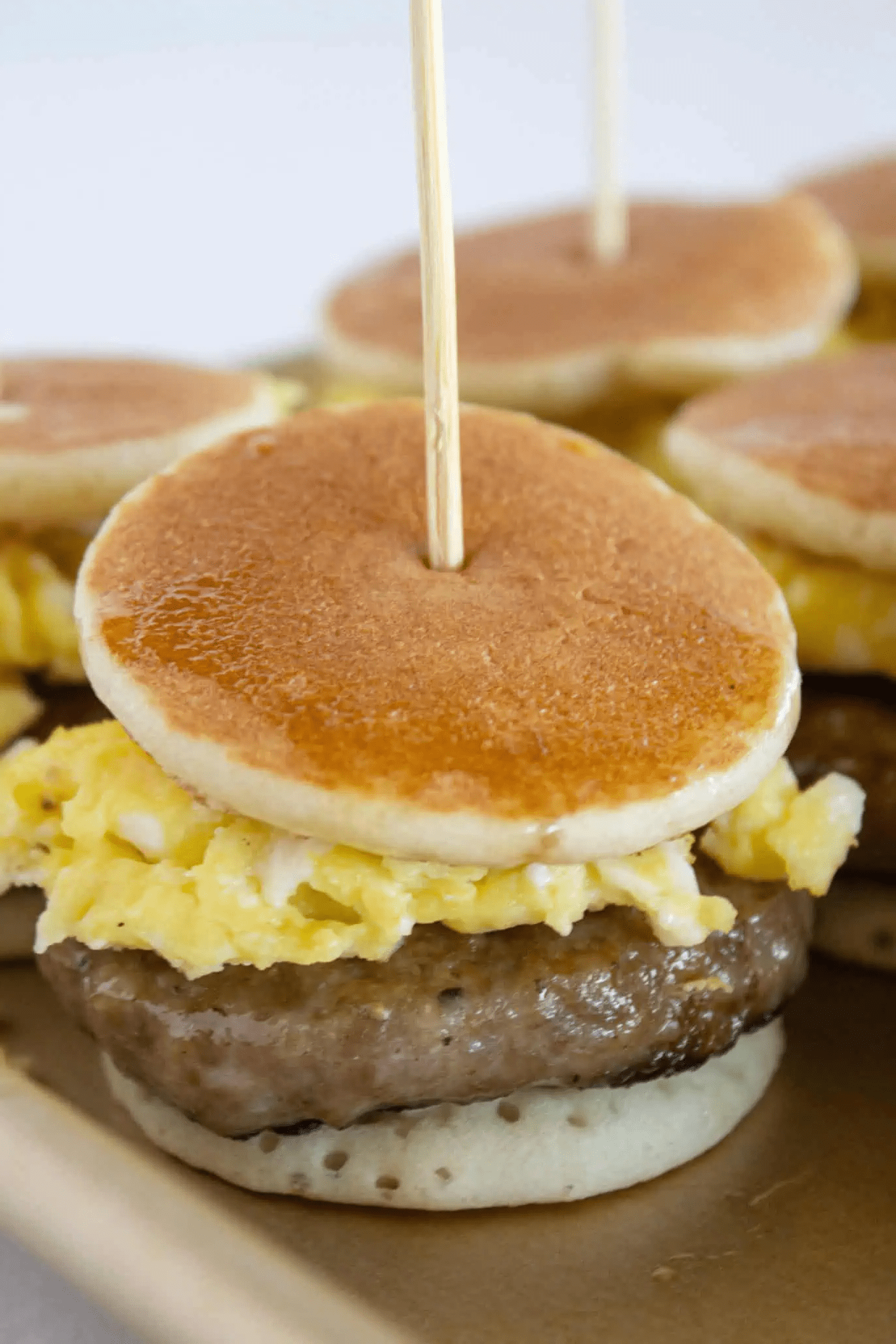 Keto pancakes sausage & egg sliders recipe Diet keto