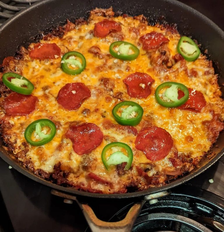 keto skillet pizza easy dinner Diet keto