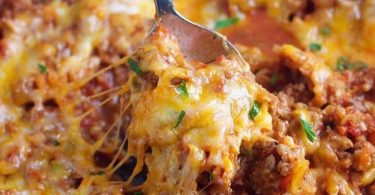 Keto Mexican Ground Beef Casserole