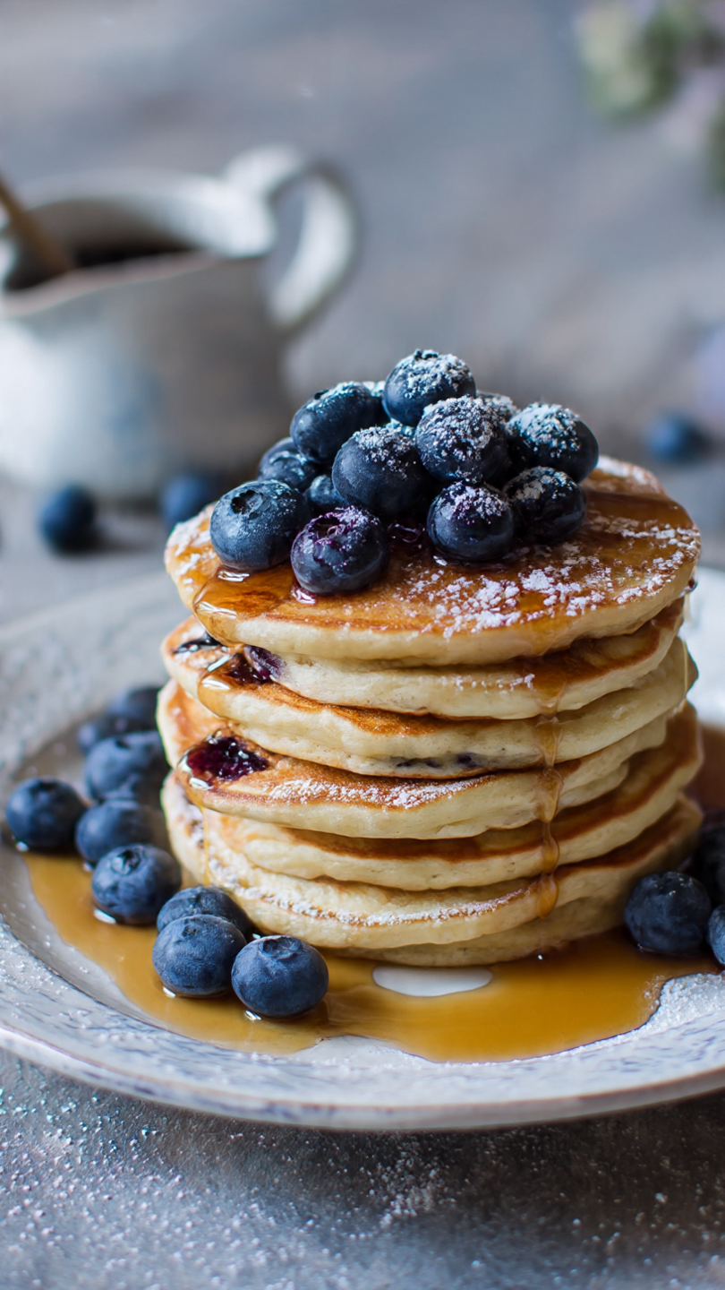 Keto blueberry pancakes, pancakes